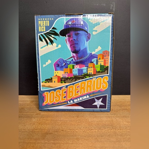 Limited Edition NIB Jose Berrios Bobblehead Toronto Blue Jays Collectable - Picture 2 of 6